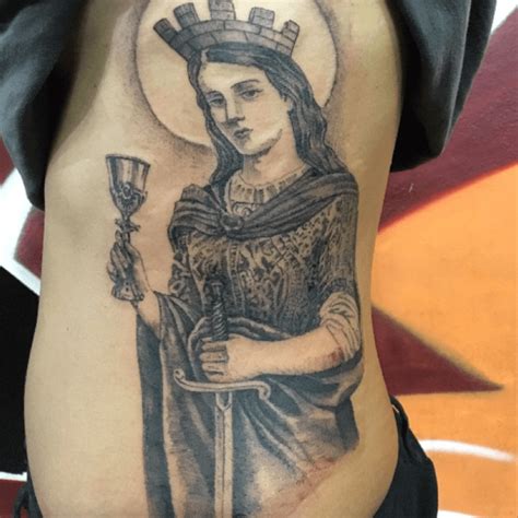 saint barbara tattoo|santa barbara tattoo removal.